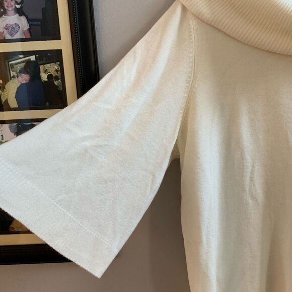Mercer Street Studio Cream Spring Cowl Neck Sweater sz 1X - Picture 2 of 4